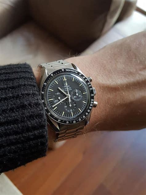 omega speedmaster lug to lug size|omega speedmaster weight.